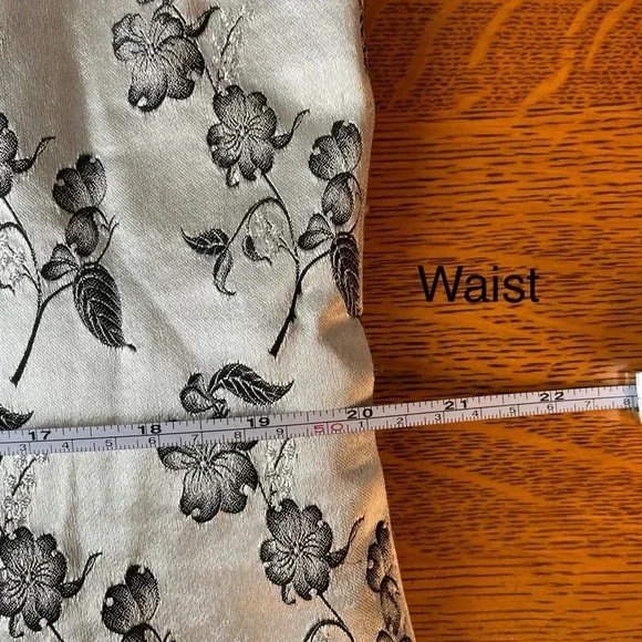 Vintage Y2K Silver Black Metallic Size 18 Mini Dress Onxy Nite Sheath Sleeveless - Picture 12 of 13